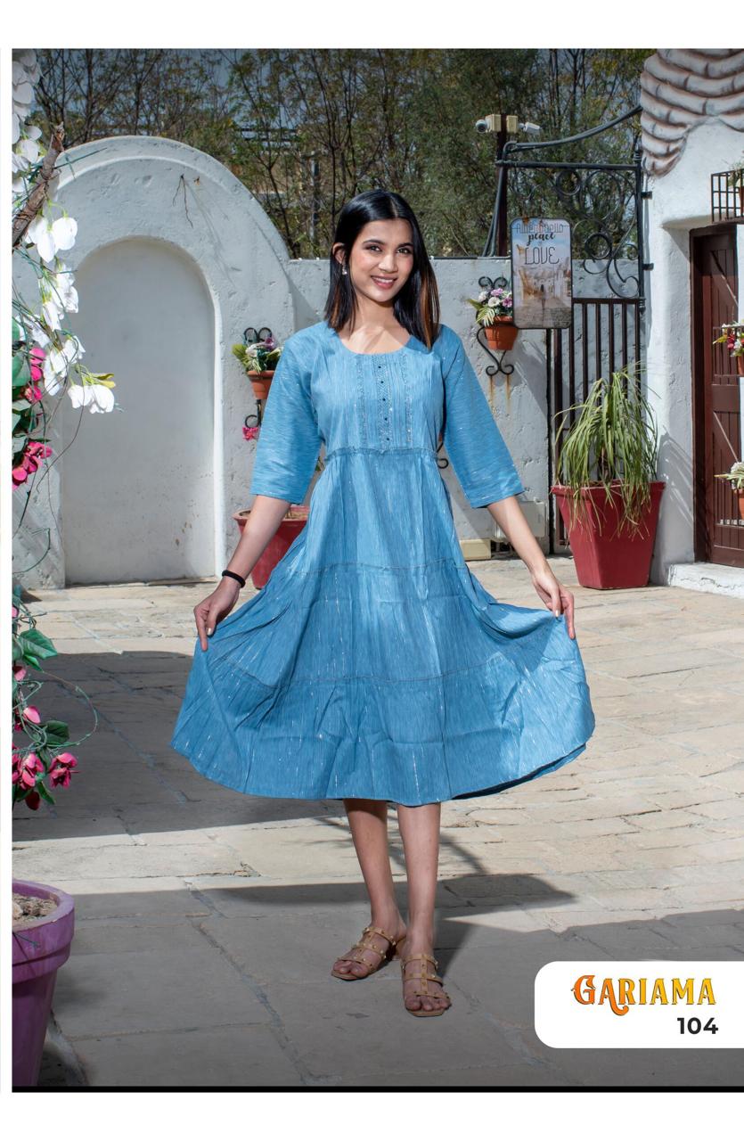 Garima 101 Fancy Casual Daily Wear Rayon Designer Kurti Collection